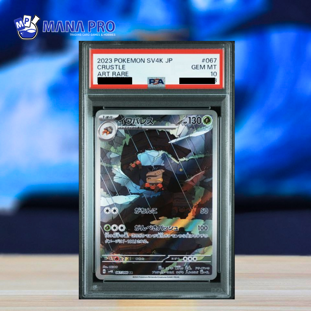 (PSA 10) 2023 POKEMON JAPANESE SV4K-ANCIENT ROAR 067/066 CRUSTLE ART RARE