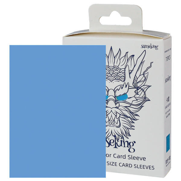 single card sleeves SINGLE COLOR CARD SLEEVE BLUE