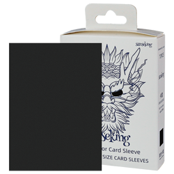 SINGLE COLOR CARD SLEEVE BLACK