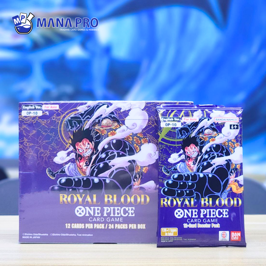 ONE PIECE CARD GAME - ROYAL BLOOD BOOSTER BOX (OP10) ENG FOR ASIA ONE PIECE CARD GAME - ROYAL BLOOD BOOSTER BOX (OP10) ENG FOR ASIA