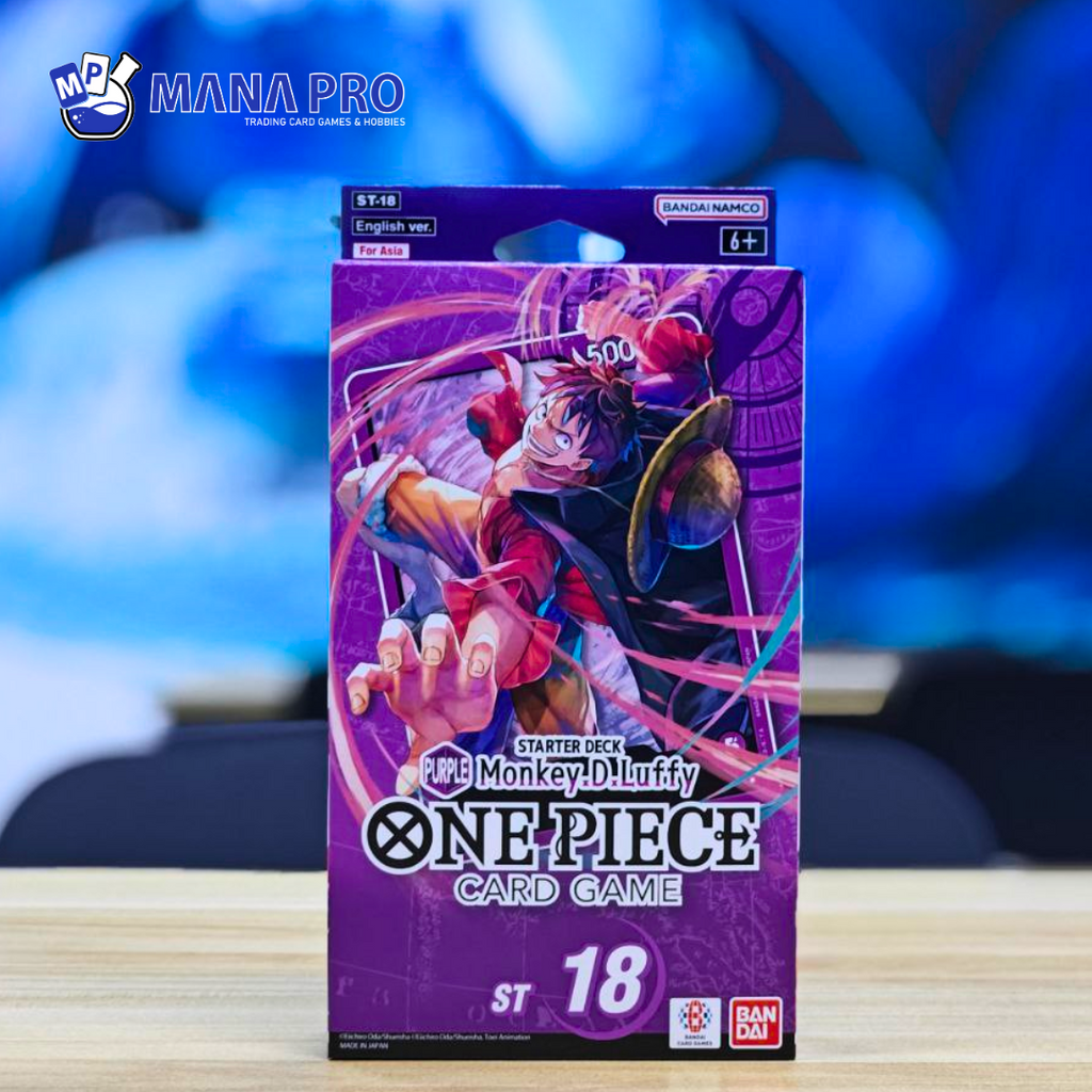 one piece tcg starter deck 18 Starter Deck 18: PURPLE Monkey.D.Luffy Display [ST-18] main image 0