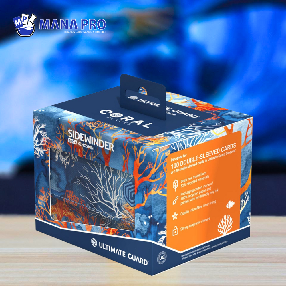 Ultimate Guard Sidewinder 100+ Xenoskin 2025 Exclusive "Coral Places" - Fiery Reef