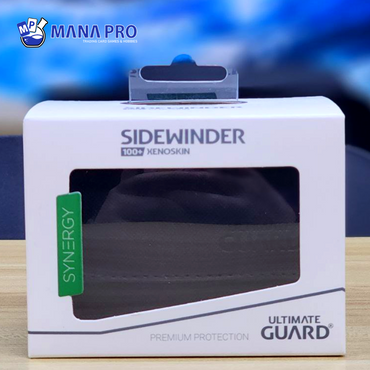 ULTIMATE GUARD SIDEWINDER BLACK/GREEN 100+ DECK CASE SYNERGY SERIES