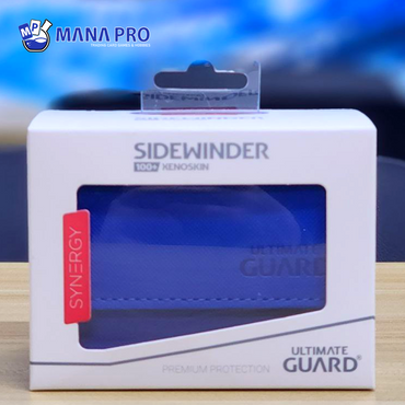 ULTIMATE GUARD SIDEWINDER BLUE/RED 100+ DECK CASE SYNERGY SERIES