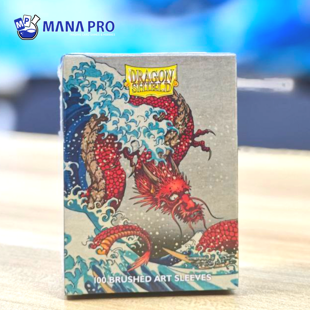 DRAGON SHIELD - THE GREAT WAVE SLEEVE (BRUSHED ART)