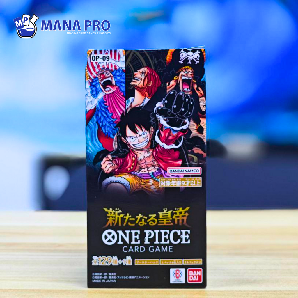 ONE PIECE CARD GAME - EMPERORS IN THE NEW WORLD BOOSTER BOX (OP09) ONE PIECE CARD GAME - EMPERORS IN THE NEW WORLD BOOSTER BOX (OP09)
