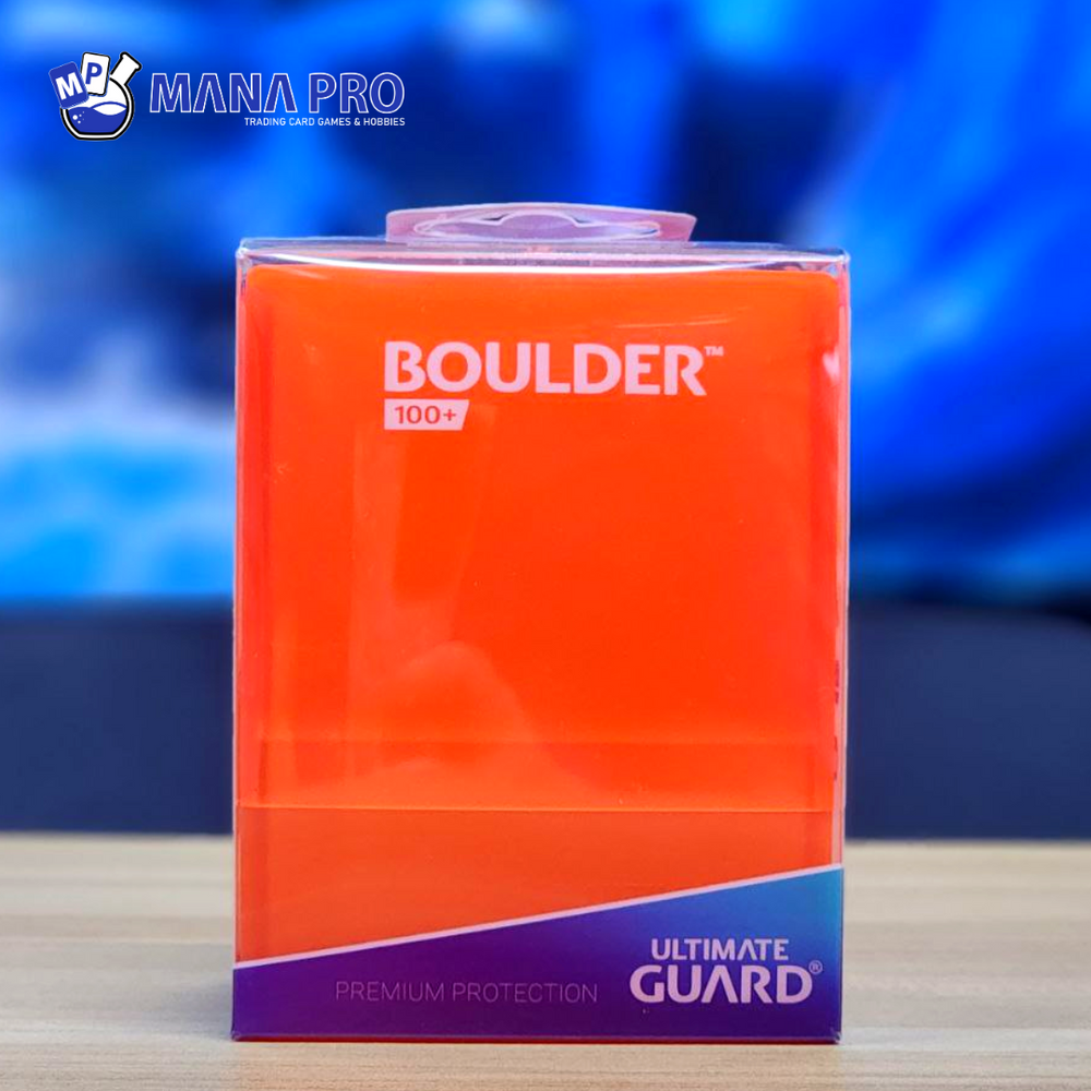 ULTIMATE GUARD BOULDER ORANGE TOPAZ 100+ DECK CASE