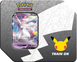 POKEMON TCG - 25TH ANNIVERYSARY DARK SYLVEON TIN (BIG)