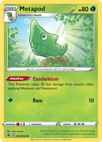 Metapod (002/264) [Sword & Shield: Fusion Strike]