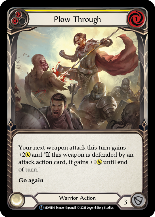 Plow Through (Yellow) [U-MON114] Unlimited Edition Normal