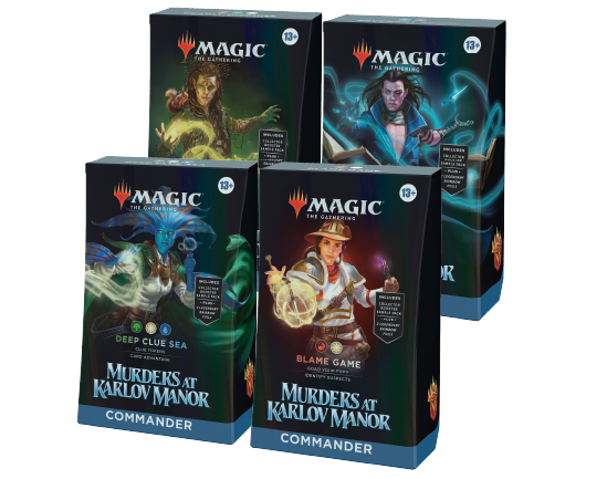MURDERS AT KARLOV MANOR COMMANDER DECK (SET OF 4)
