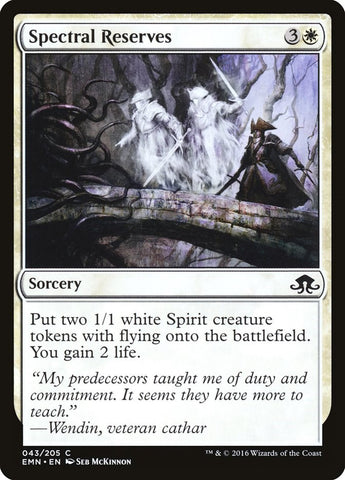 Spectral Reserves