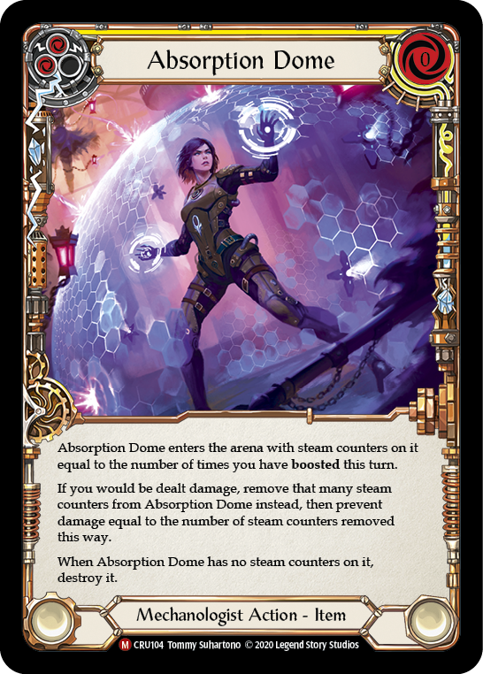 Absorbtion Dome [CRU104] 1st Edition Rainbow Foil