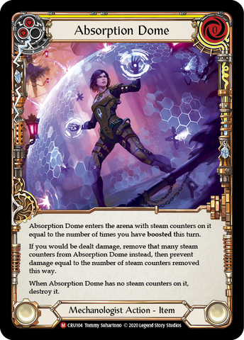 Absorbtion Dome [CRU104] 1st Edition Rainbow Foil