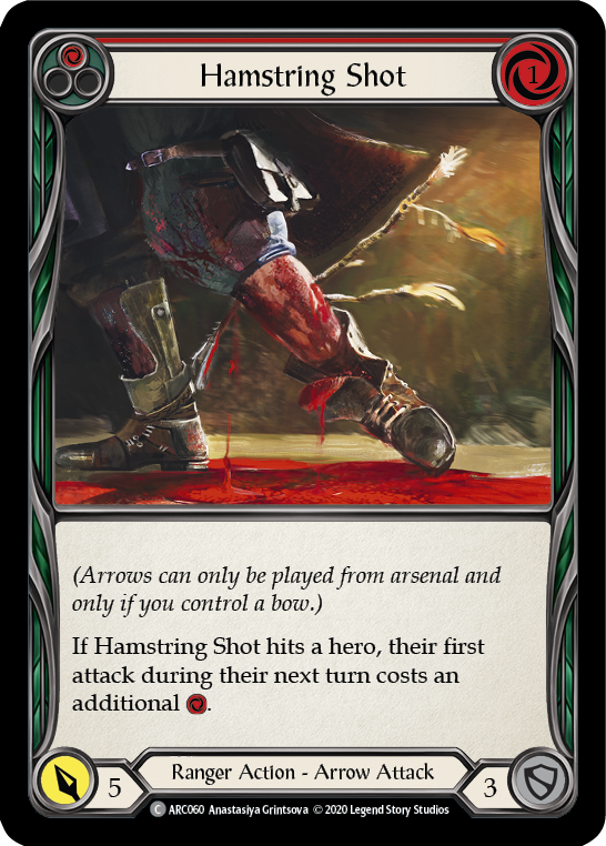 Hamstring Shot (Red) [ARC060] Unlimited Edition Rainbow Foil