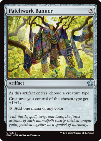 Patchwork Banner [Foundations Commander]
