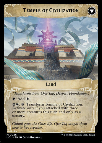 Ojer Taq, Deepest Foundation (Back)