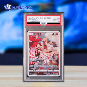 (PSA 10) 2019 POKEMON JAPANESE SUN & MOON DREAM LEAGUE 050/049 FA/TORKOAL DREAM LEAGUE