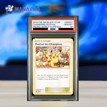 (PSA 10) 2019 POKEMON SM BLACK STAR PROMO #SM231 CHAMPIONS FESTIVAL PROMO-WORLD 19-FRENCH