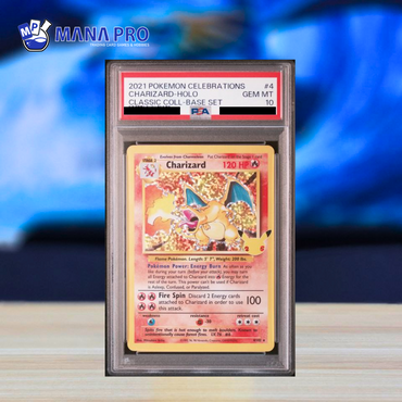 (PSA 10) 2021 POKEMON CELEBRATIONS CLASSIC COLLECTION #4 CHARIZARD-HOLO CLASSIC COLL-BASE SET