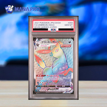 (PSA 10) 2021 POKEMON JAPANESE SWORD & SHIELD EEVEE HEROES #094 FA/UMBREON VMAX EEVEE HEROES-HYPER