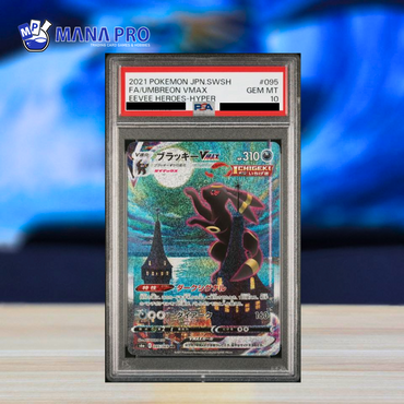 (PSA 10) 2021 POKEMON JAPANESE SWORD & SHIELD EEVEE HEROES 095/069 FA/UMBREON VMAX EEVEE HEROES-HYPER