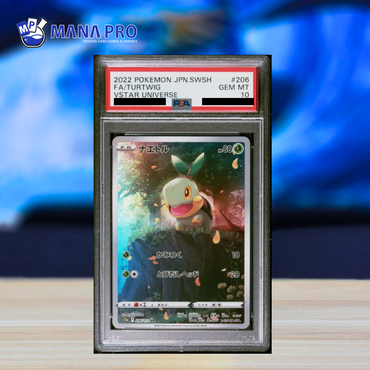 (PSA 10) 2022 POKEMON JAPANESE SWORD & SHIELD VSTAR UNIVERSE #206 FA/TURTWIG VSTAR UNIVERSE