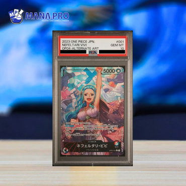 2023 ONE PIECE JAPANESE OP04-KINGDOMS OF INTRIGUE #001 NEFELTARI VIVI ALTERNATE ART