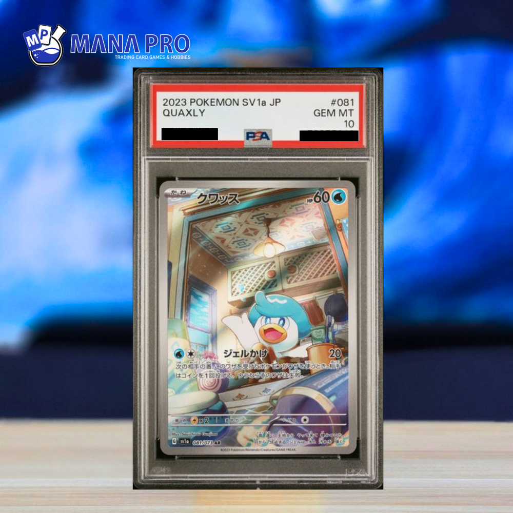 2023 POKEMON JAPANESE SV1a-TRIPLET BEAT 081/073 QUAXLY ART RARE PSA 10