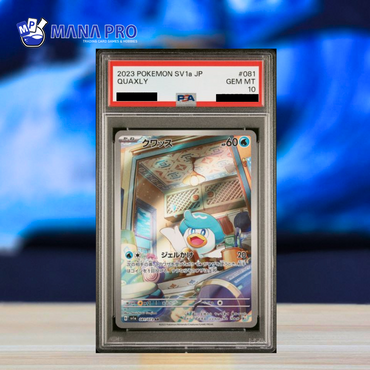 2023 POKEMON JAPANESE SV1a-TRIPLET BEAT 081/073 QUAXLY ART RARE PSA 10