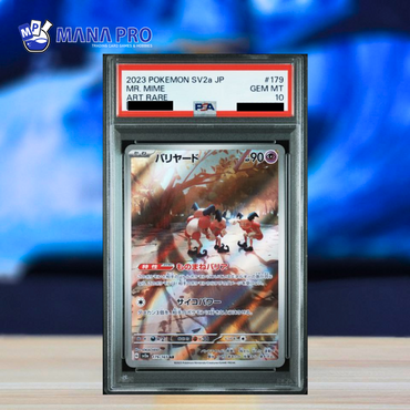 (PSA 10) 2023 POKEMON JAPANESE SV2a-POKEMON 151 179/165 MR. MIME ART RARE