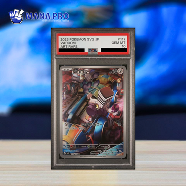 (PSA 10) 2023 POKEMON JAPANESE SV3-RULER OF THE BLACK FLAME #117 VAROOM ART RARE