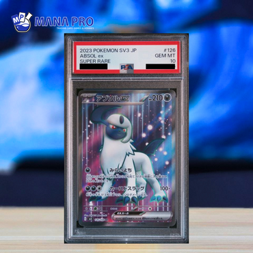 (PSA 10) 2023 POKEMON JAPANESE SV3-RULER OF THE BLACK FLAME 126/108 ABSOL ex SUPER RARE