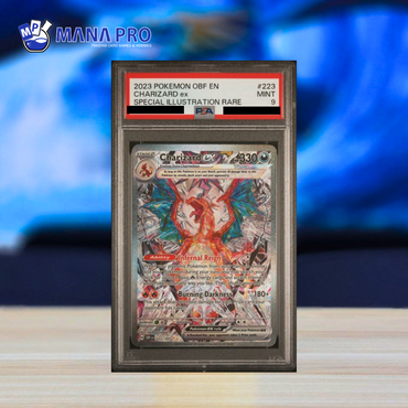 (PSA 9) 2023 POKEMON OBF EN-OBSIDIAN FLAMES #223 CHARIZARD ex SPECIAL ILLUSTRATION RARE