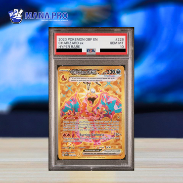 (PSA 10) 2023 POKEMON OBF EN-OBSIDIAN FLAMES #228 CHARIZARD ex HYPER RARE