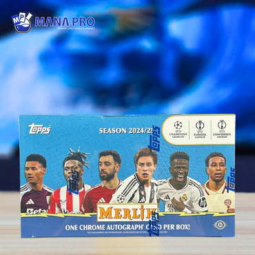 2024-25 Topps Chrome Merlin UEFA Club Competitions (UCC) Soccer Hobby Box