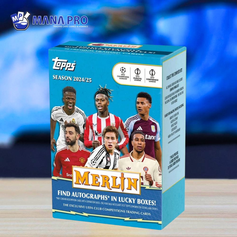 2024-25 Topps Chrome Merlin UEFA Club Competitions (UCC) Soccer Value Box