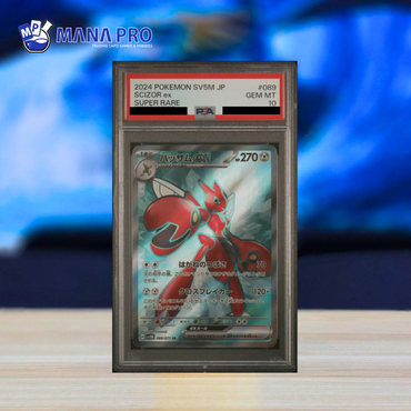 (PSA 10) 2024 POKEMON JAPANESE SV5M-CYBER JUDGE #089 SCIZOR ex SUPER RARE