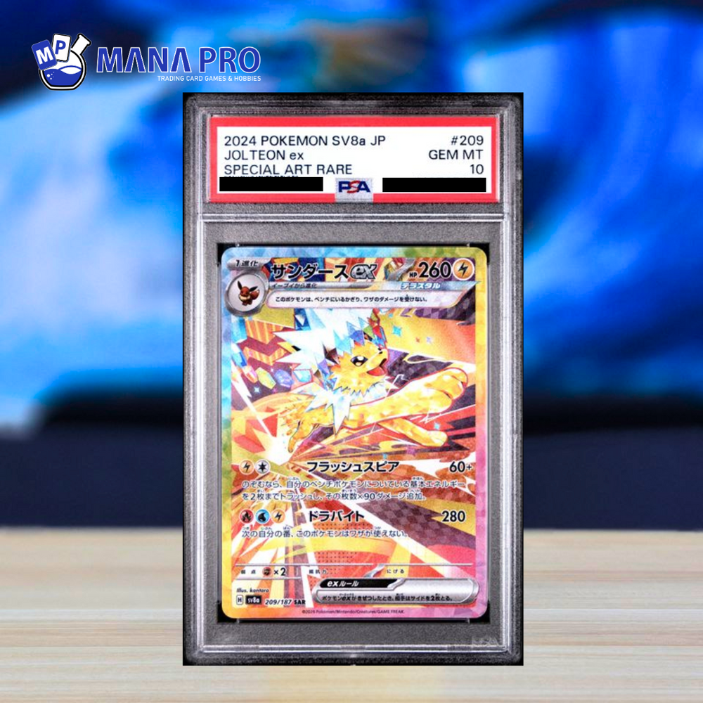 (PSA 10) 2024 POKEMON JAPANESE SV8a-TERASTAL FEST ex 209/187 JOLTEON ex SPECIAL ART RARE
