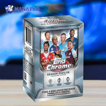 2025-26 Topps Chrome UEFA Club Competitions (UCC) Soccer Value Box