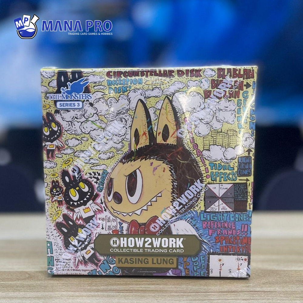 2025 HOW2WORK The Monster Labubu Series 3 Collectible Trading Card Box