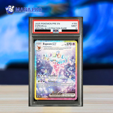 (PSA 9) 2025 POKEMON PRE EN-PRISMATIC EVOLUTIONS #155 ESPEON ex SPECIAL ILLUSTRATION RARE