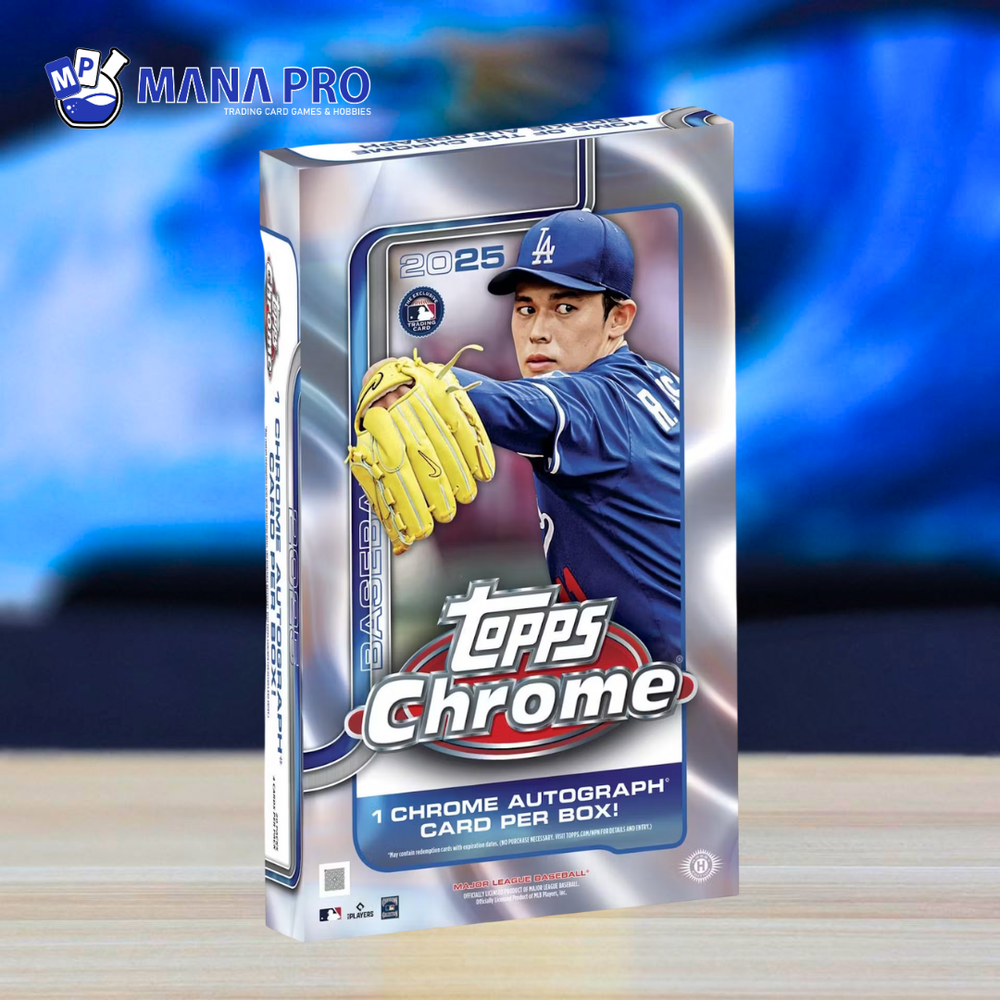 2025 Topps Baseball MLB Chrome Hobby Box