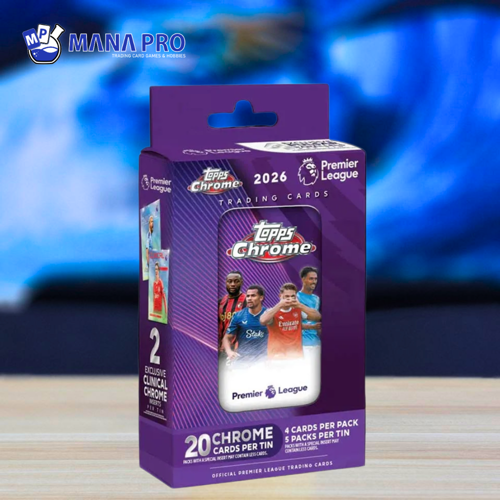 2026 Topps Soccer Chrome Premier League EPL Tin
