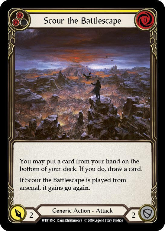 Scour the Battlescape (Yellow)
