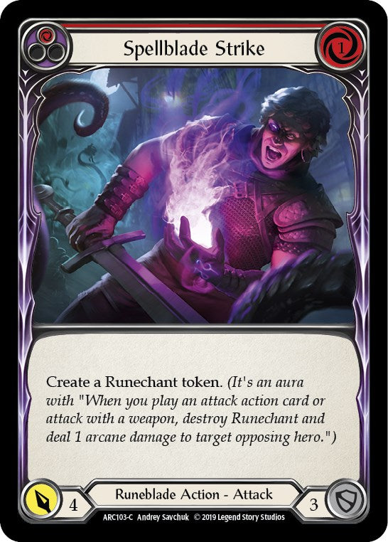 Spellblade Strike (Red)