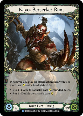 Kayo, Berserker Runt
