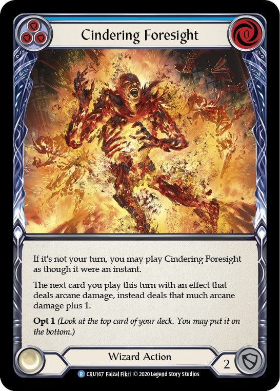 Cindering Foresight (Blue)