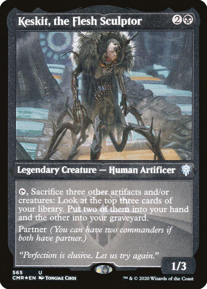 Keskit, the Flesh Sculptor (Foil Etched)