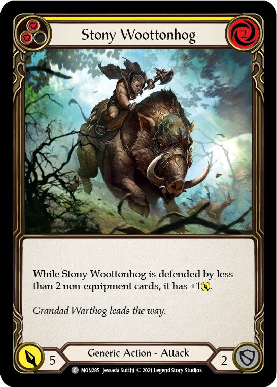 Stony Woottonhog (Yellow)